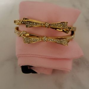 2 Kate Spade Bow Bangles